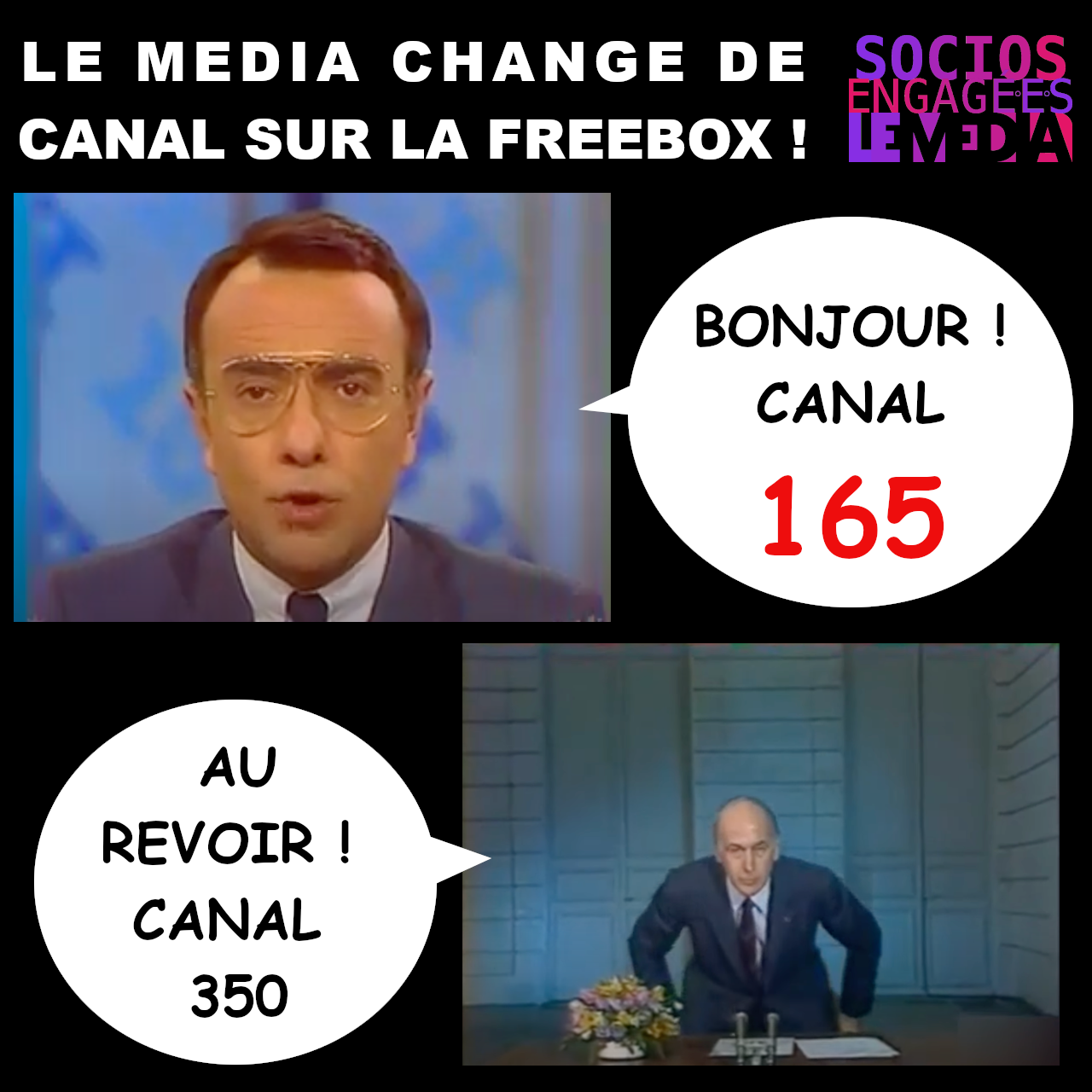 Le Média passe sur le canal 165 de Free