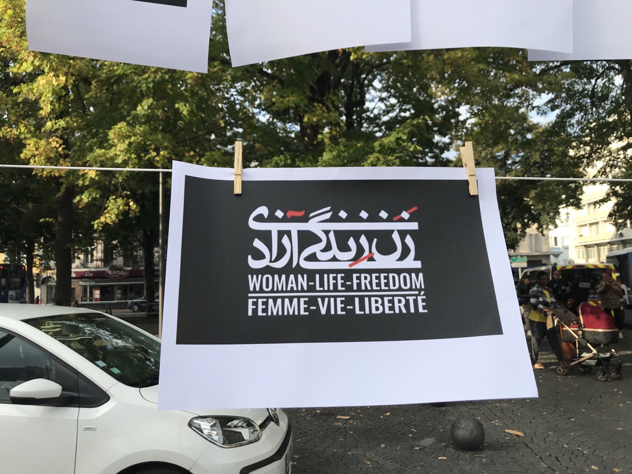 Tarbes : rassemblement de soutien à la lutte du peuple iranien