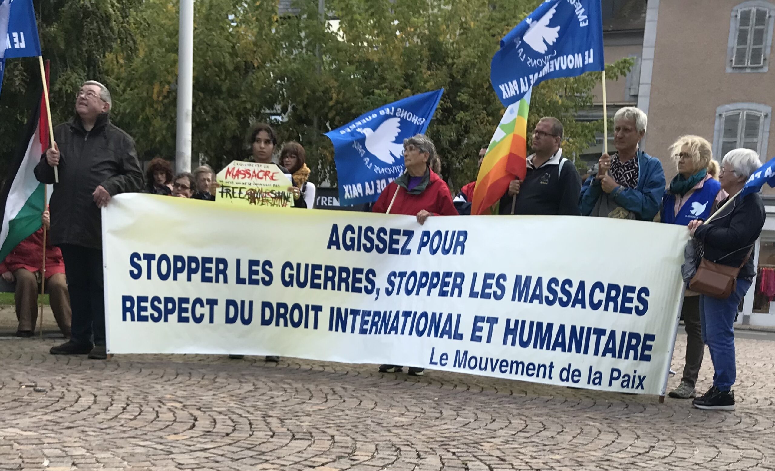 Manifestation à Tarbes pour un cessez-le-feu en Palestine