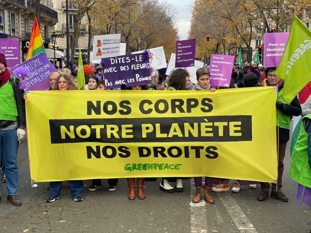 Nos corps, notre planète, nos droits, Greenpeace