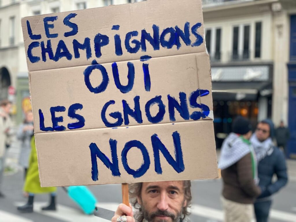 les champignons oui, les gnons non