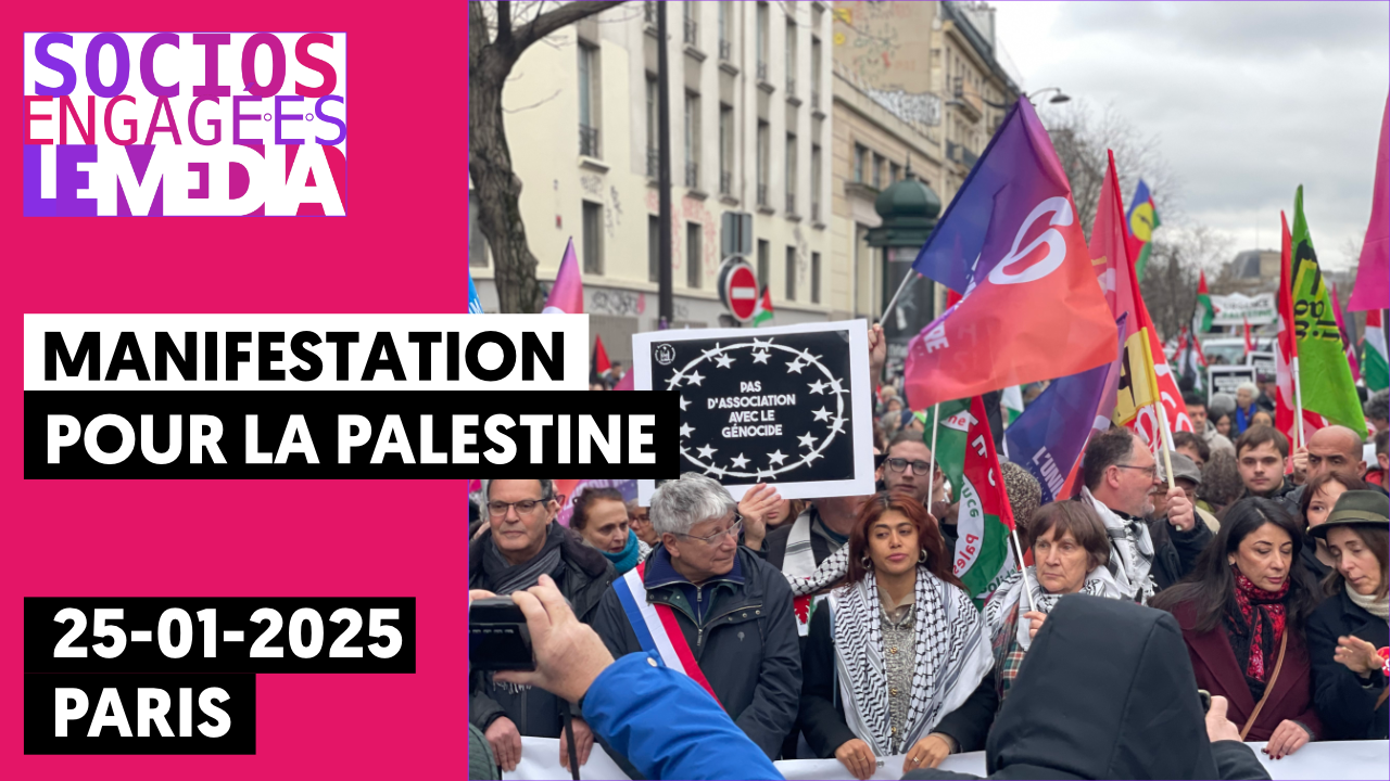 Manifestation pour la Palestine, 25 janvier 2025