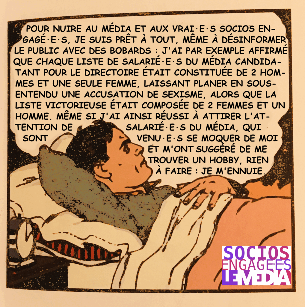 Antoine le menteur ferait mieux de se trouver un hobby.