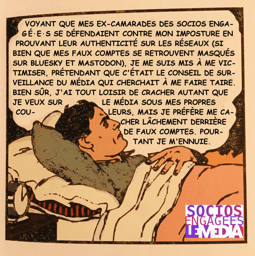Antoine chouine sur les réseaux pour se victimiser