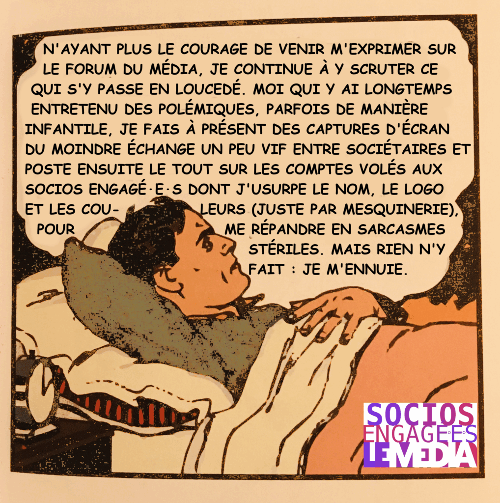 Antoine lâche et mesquin fait des captures d'écran du forum