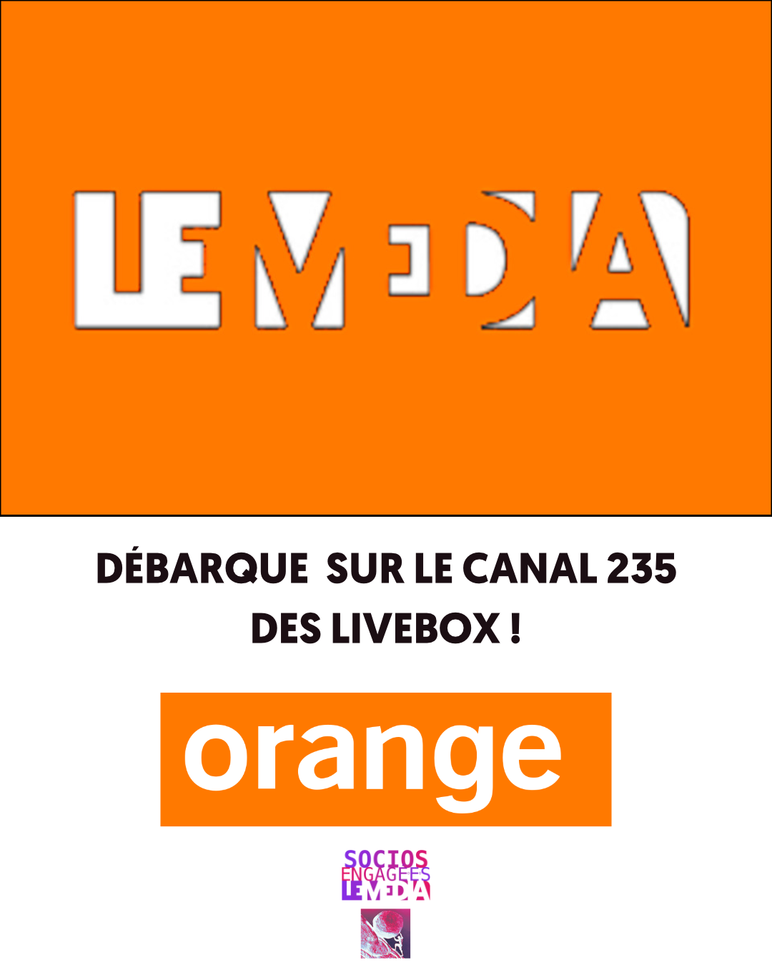 Le Média débarque sur Orange TV