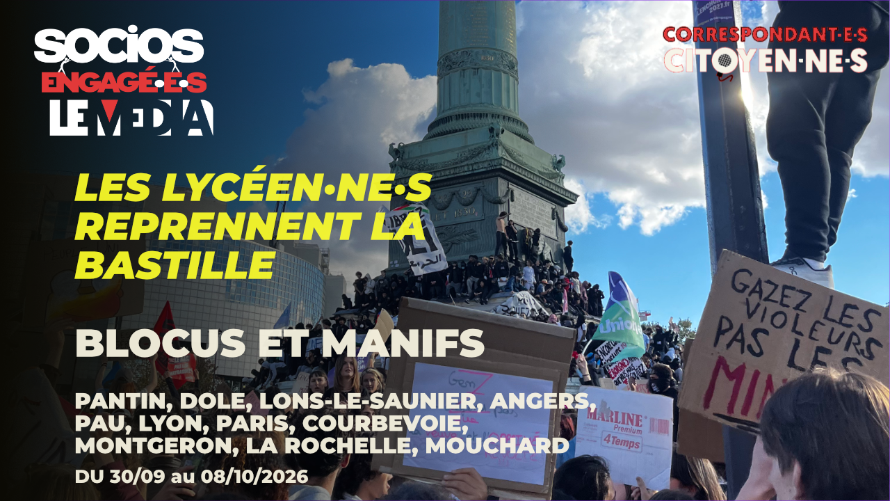 Les lycéen·ne·s reprennent la Bastille